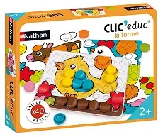 Image de la boite de jeu CLIC'EDUC LA FERME - NATHAN