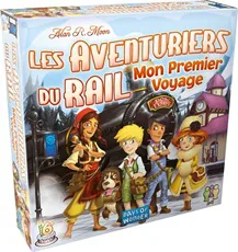Image de la boite de jeu LES AVENTURIERS DU RAIL - Mon premier voyage - DAYS OF WONDER