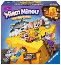 Image de la boite de jeu MIAM MIAOU - LA COURSE AUX FROMAGES - RAVENSBURGER