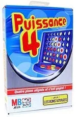 Image de la boite de jeu PUISSANCE 4 - LES BONS VOYAGES - MB
