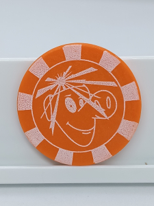 Article Jeton cochon orange - TURBO COCHON