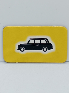 Article Ticket jaune Taxi - SCOTLAND YARD
