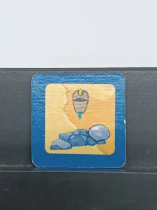 Article Carte pierre 1 momie - bleu - LE TOMBEAU MAUDIT