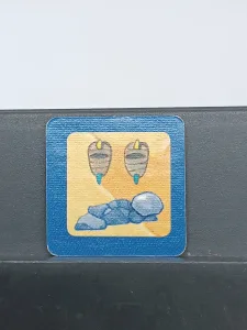 Article Carte pierre 2 momies - bleu - LE TOMBEAU MAUDIT