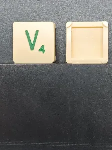 Article V - vert - version voyage - SCRABBLE DE VOYAGE