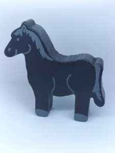 Article Cheval noir - HOP! HOP! GALOPONS!