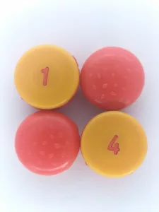 Article Lot de 4 Burgers rouges - Type A - CUISTO DINGO