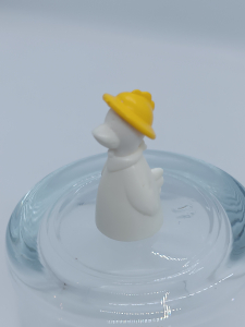 Article Poule coiffe Chapeau Jaune - PANIC O POULAILLER