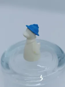 Article Poule coiffe Chapeau Bleu - PANIC O POULAILLER