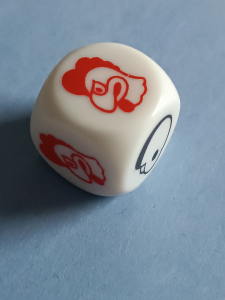 Article Dé "coq rouge" - PANIC O POULAILLER