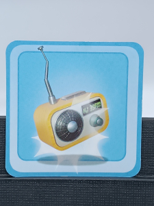 Article Grande carte "radio" - REVEILLE PAS PAPA!