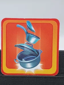 Article Grande carte "batterie de cuisine" - RÉVEILLE PAS PAPA