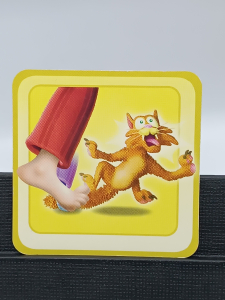 Article Carte " écraser la queue du chat" - REVEILLE PAS PAPA!