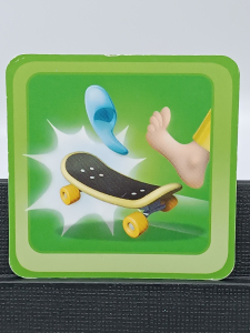 Article Carte "skateboard" - REVEILLE PAS PAPA!