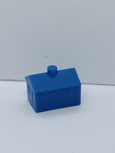 Article Maison bleue type 1 - MONOPOLY JUNIOR - A LA FÊTE FORAINE