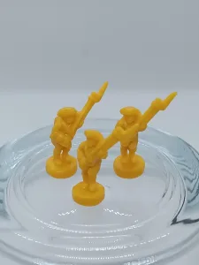 Article Infanterie - jaune (lot de 3) - RISK - La conquête du monde