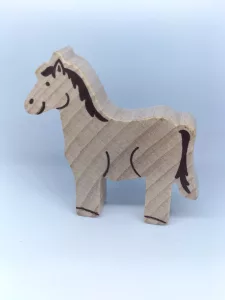 Article Cheval beige - HOP! HOP! GALOPONS!