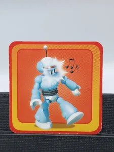 Article Carte "robot" - REVEILLE PAS PAPA VERSION PETITES CARTES