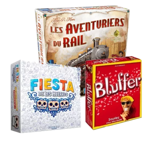 Lot de jeux pour initiés