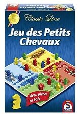 Image de la boite de jeu JEU DES PETITS CHEVAUX - SCHMIDT